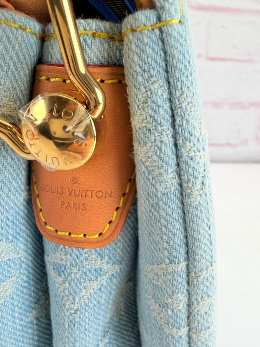 Louis Vuitton Monogram Denim Coussin BB Sky Blue